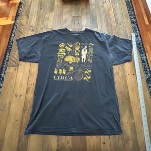 Pre-owned Vintage Circa S/S Tee in Gold / black. Men’s XL.